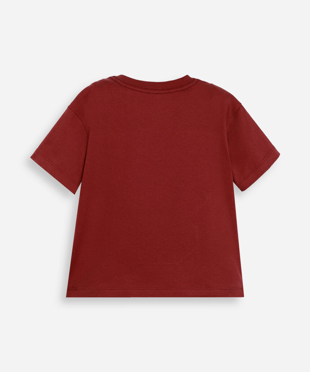 camiseta infantil de algodão manga curta homem aranha vermelha
