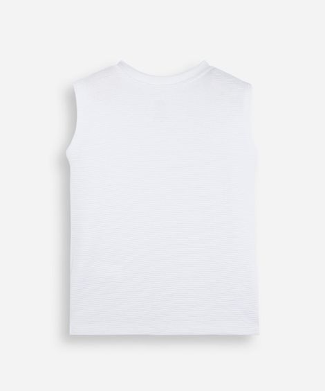 regata infantil fola redonda canelada off white