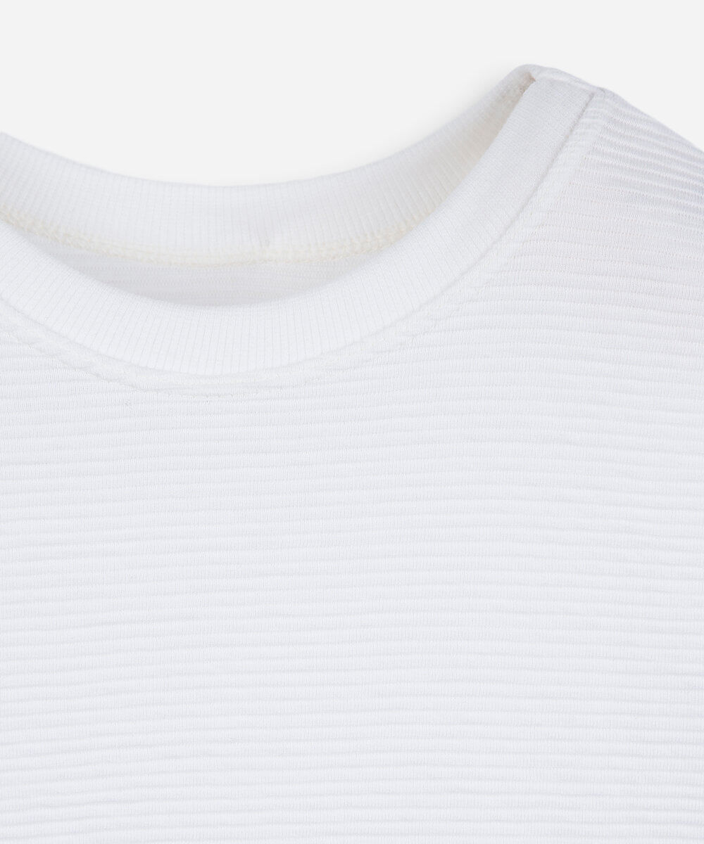 regata infantil fola redonda canelada off white
