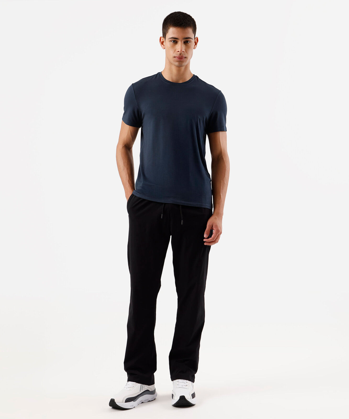 camiseta slim masculina airtech azul