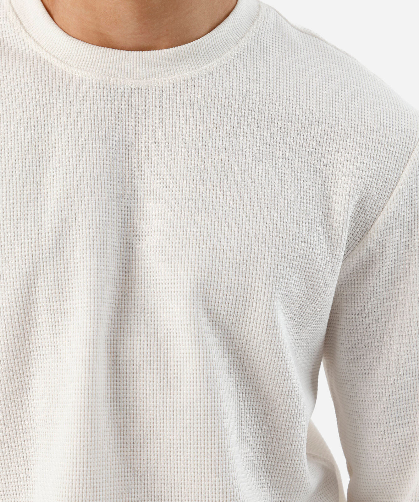 blusa masculina manga longa texturizada branca