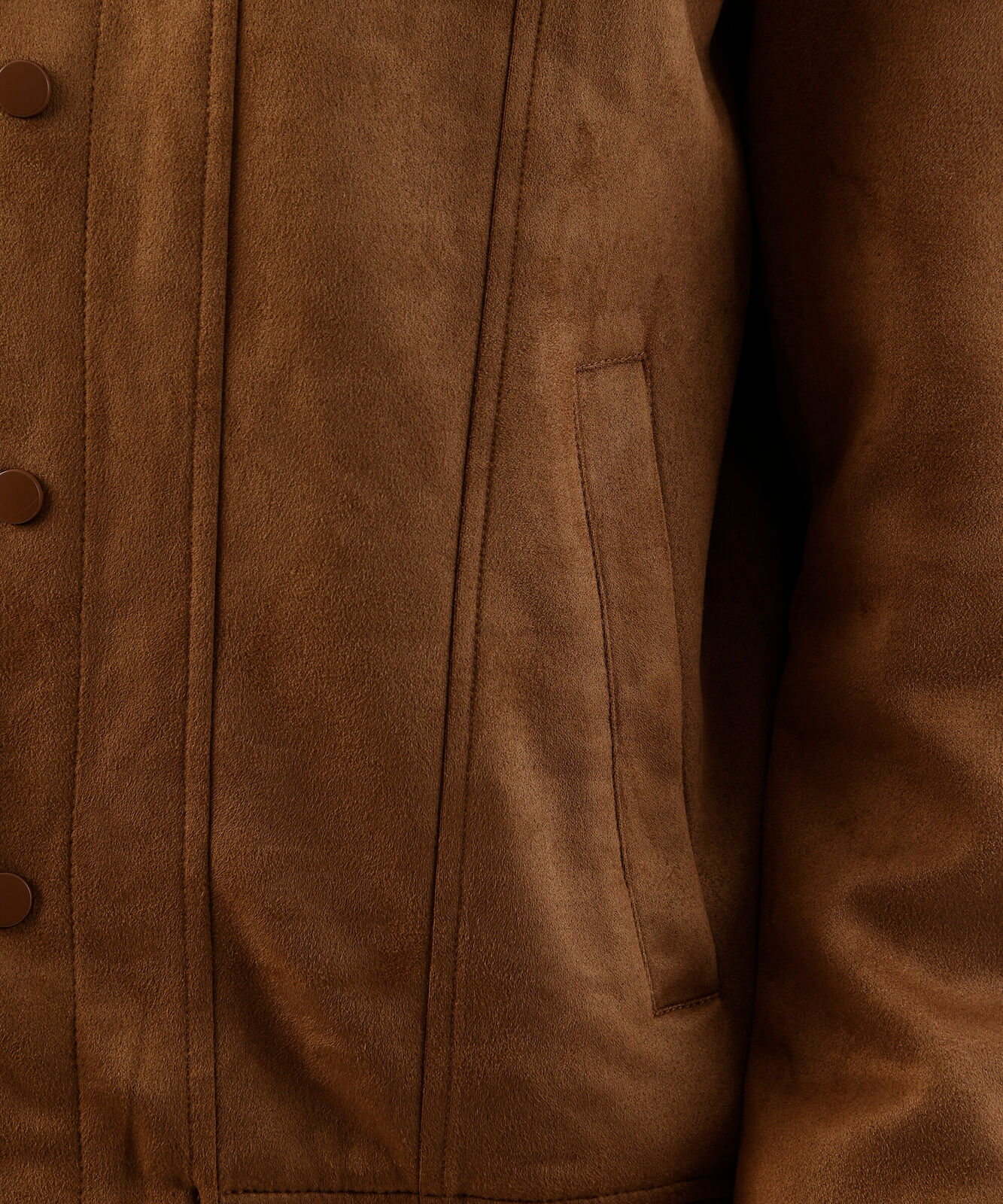 jaqueta bomber masculina de suede marrom