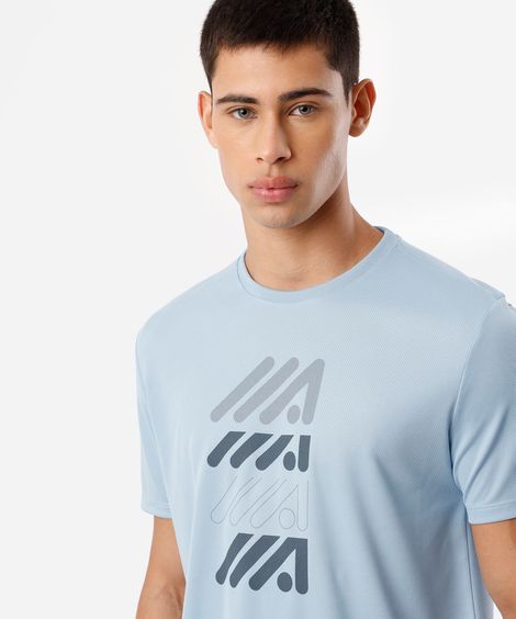 camiseta masculina manga curta cea sports - azul nuvem