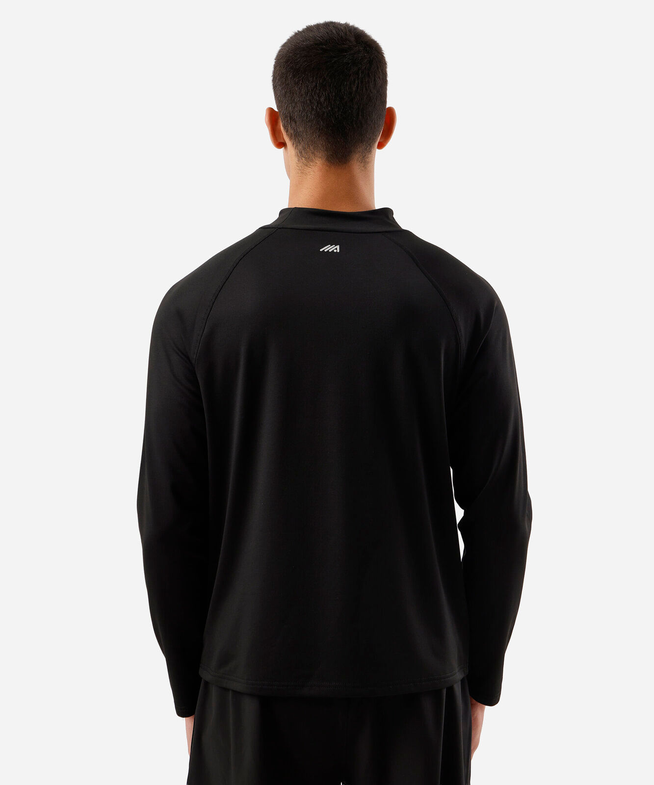 blusa esportiva térmica masculina manga longa preta