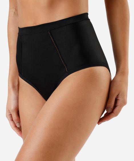 calcinha hot pant modeladora feminina demillus preta