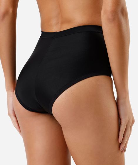 calcinha hot pant modeladora feminina demillus preta