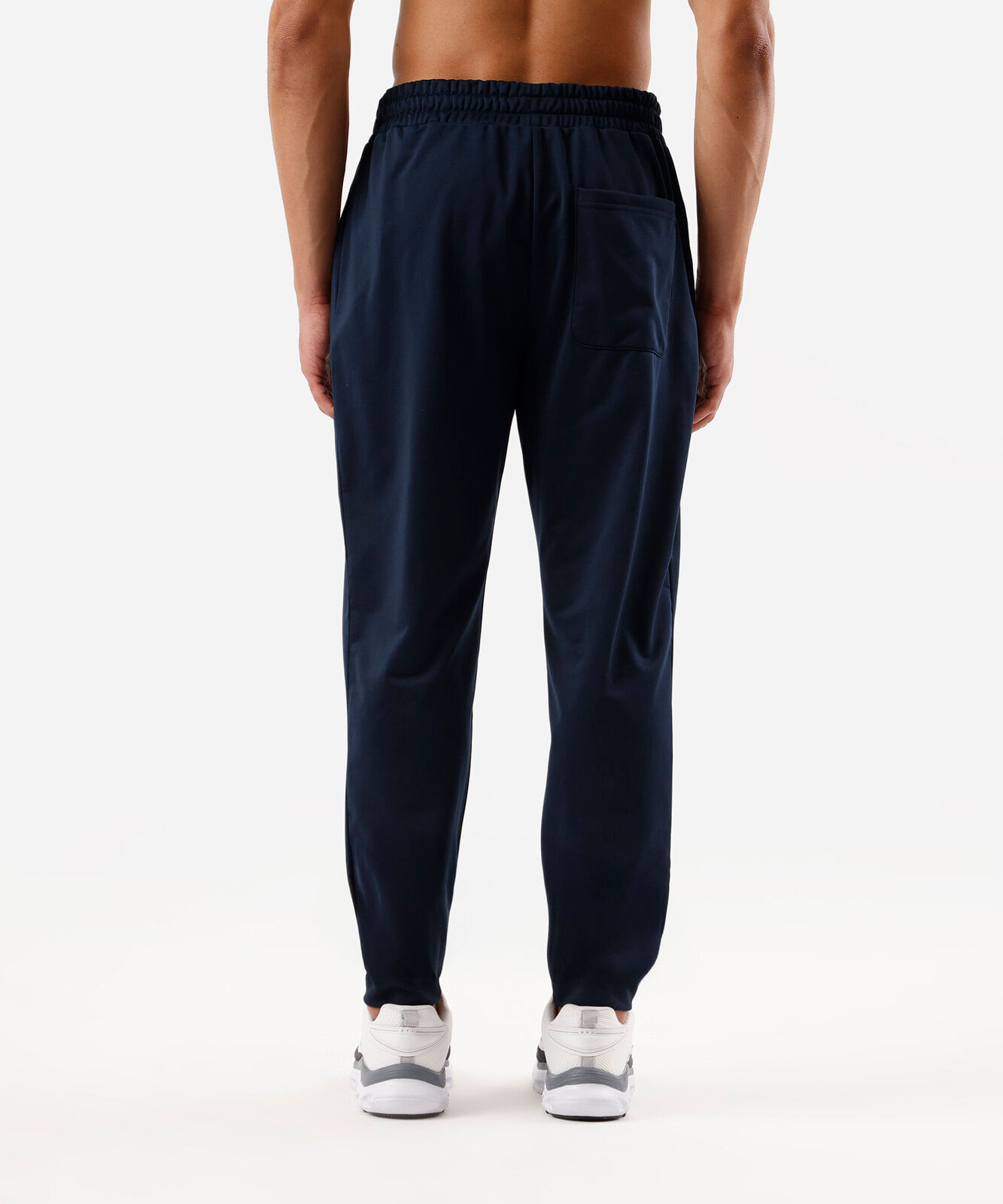 calça jogger com bolsos azul