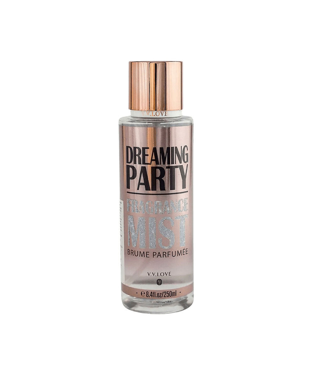 perfume feminino v v love dreaming party pink body mist for woman 250ml