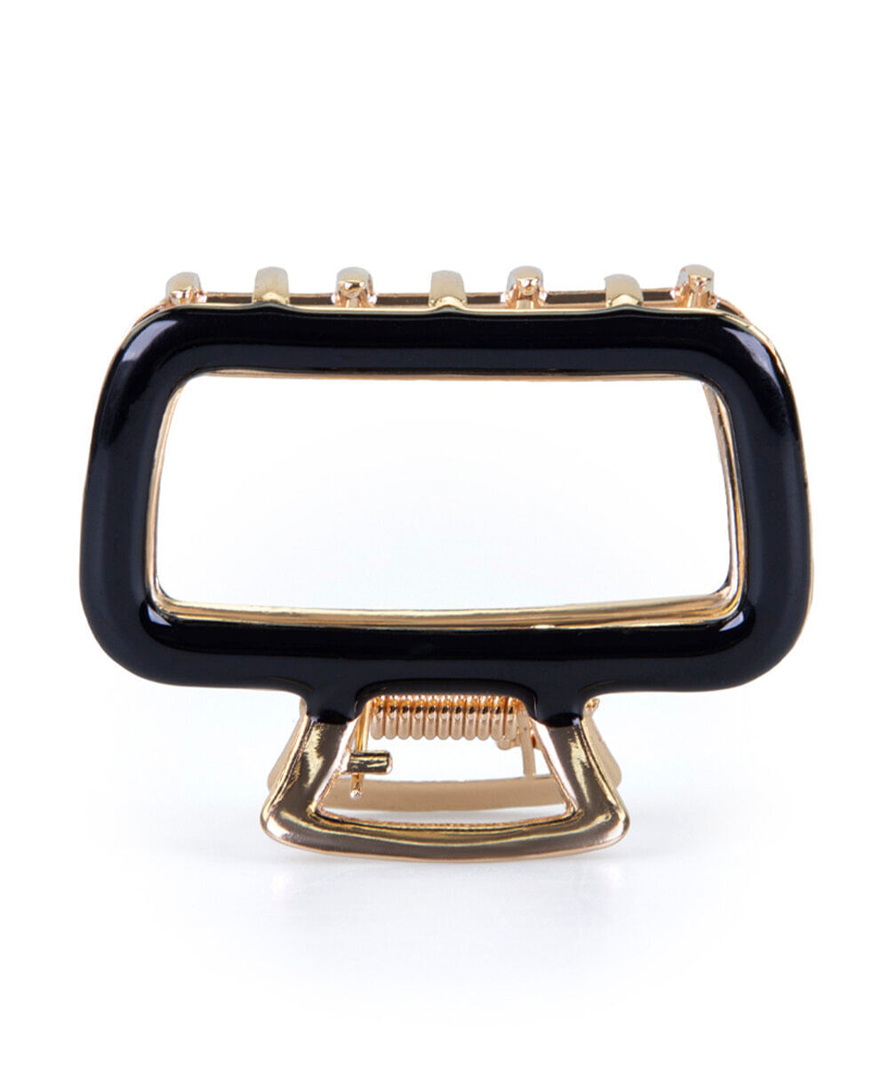 piranha para cabelo gold com detalhe preto