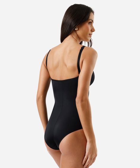 body modelador feminino com bojo dilady preto