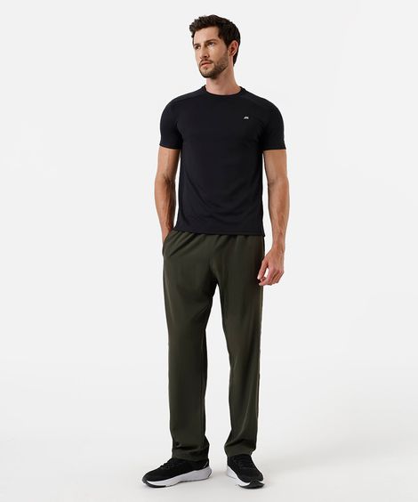 calça masculina esportiva ace com nervuras verde