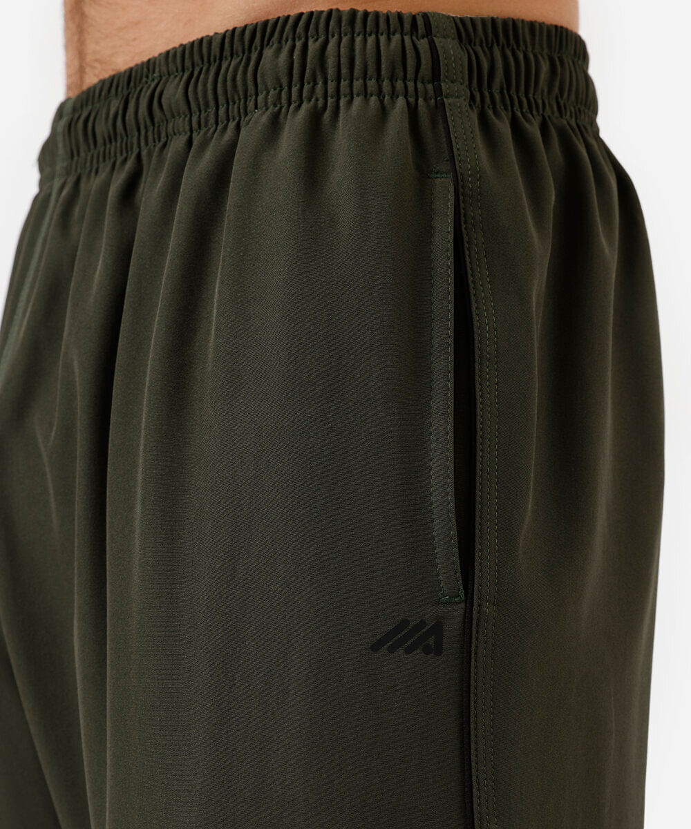 calça masculina esportiva com nervuras verde