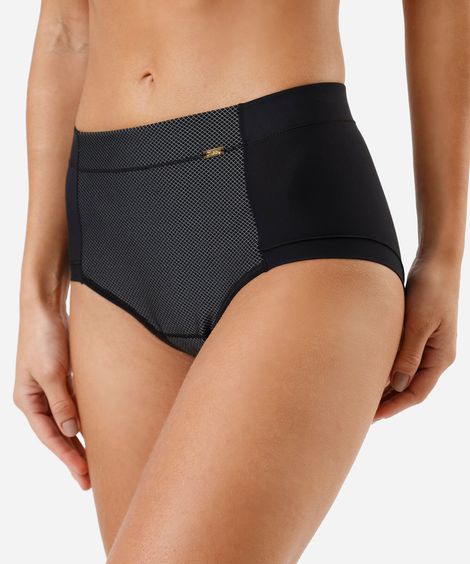 calcinha boxer feminina com recorte dilady preta