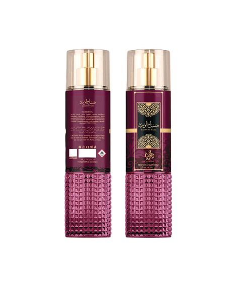 perfume feminino al wataniah sabah al ward perfumed body mist 250ml