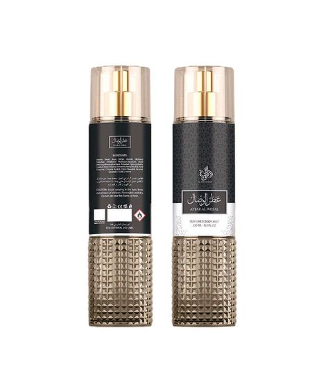 perfume masculino al wataniah attar al wesal perfumed body mist 250ml