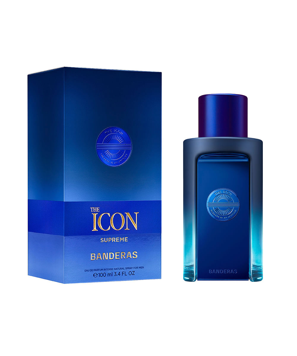 perfume masculino banderas the icon supreme eau de parfum intense for men 100ml