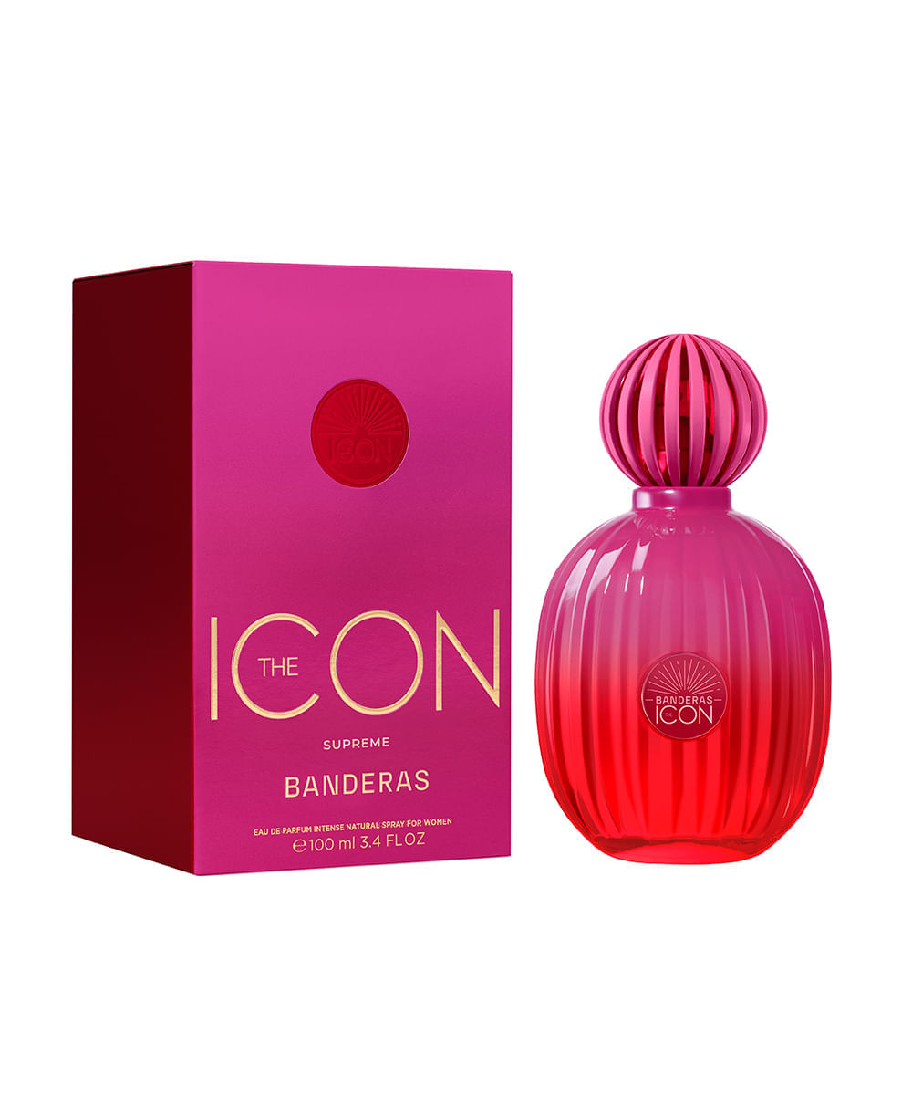 perfume feminino banderas the icon supreme eau de parfum intense for women 100ml