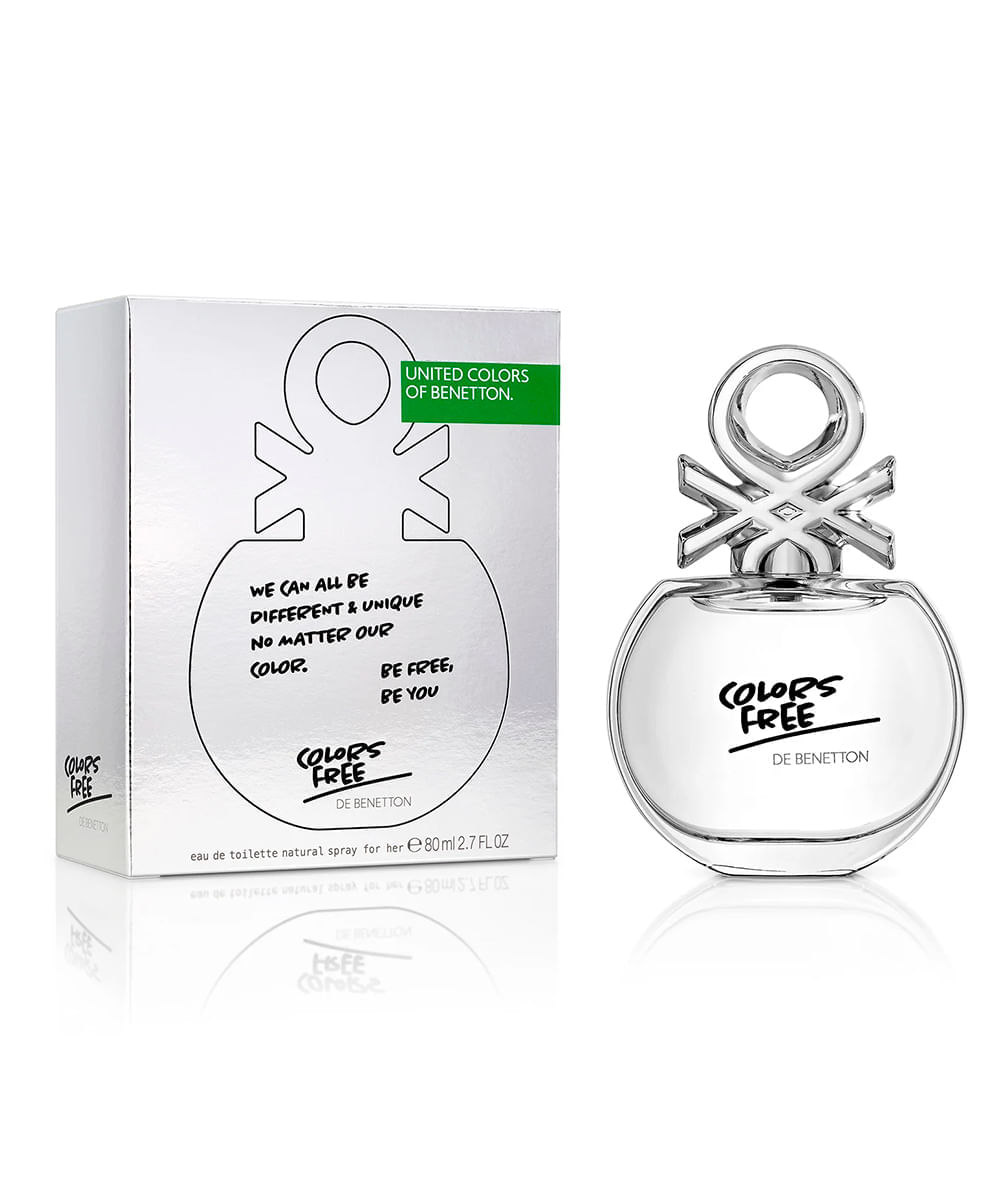 perfume feminino benetton united colors free eau de toilette for her 80ml
