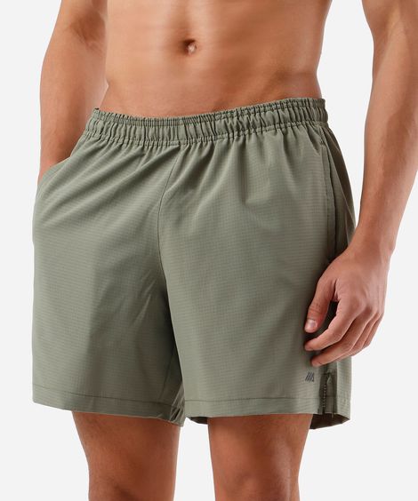 short esportivo masculino cós elástico verde