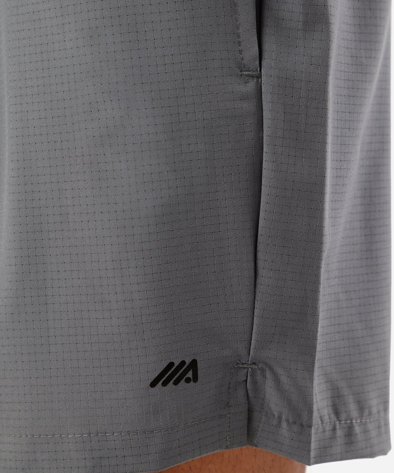 short esportivo masculino cós elástico cinza