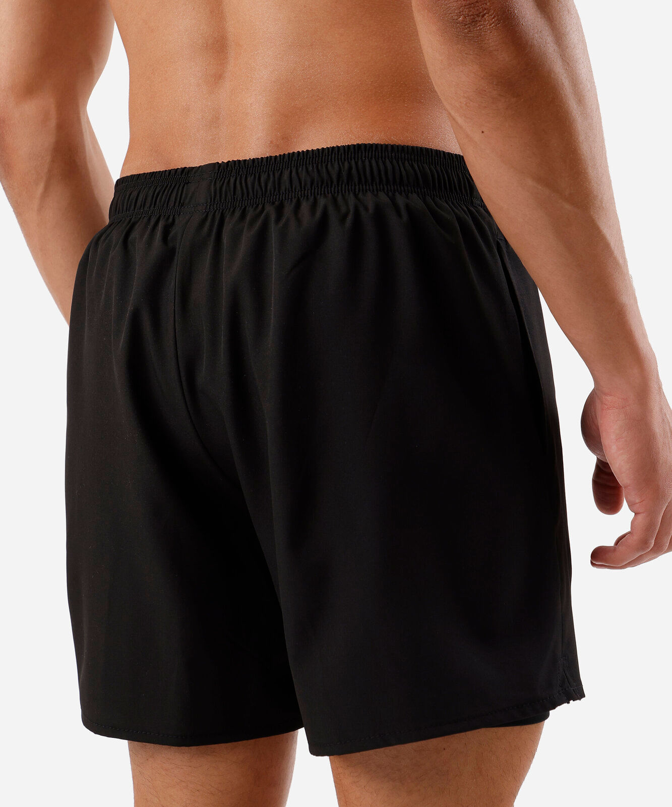 short esportivo masculino com bermuda de compressão preto