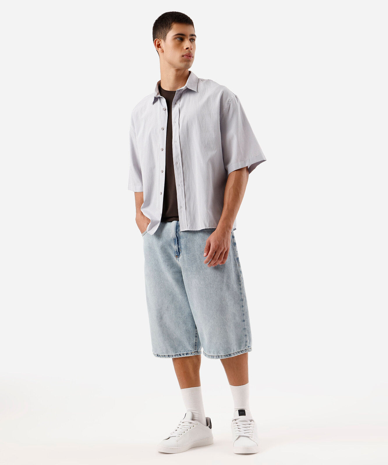 camiseta slim masculina airtech marrom