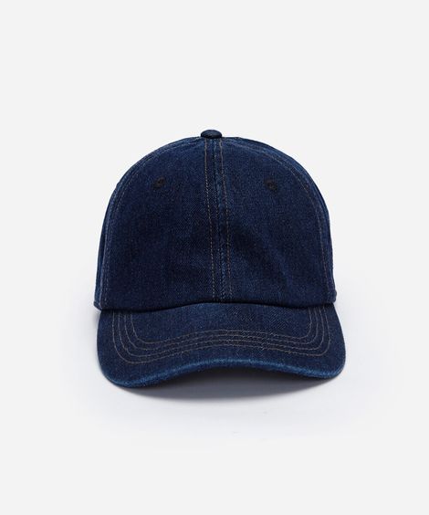 boné feminino aba curva jeans azul