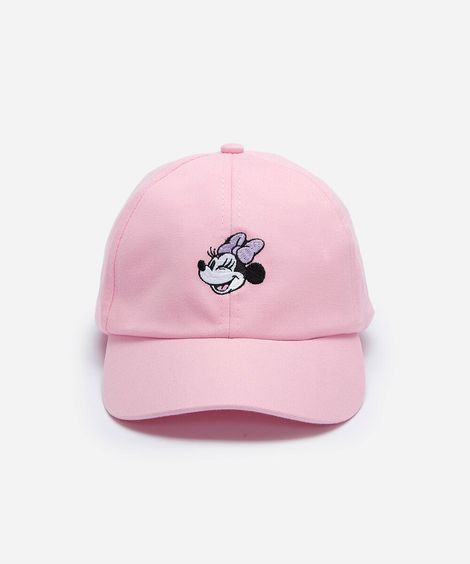 boné kids aba curva de sarja minnie rosa