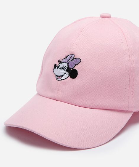 boné kids aba curva de sarja minnie rosa