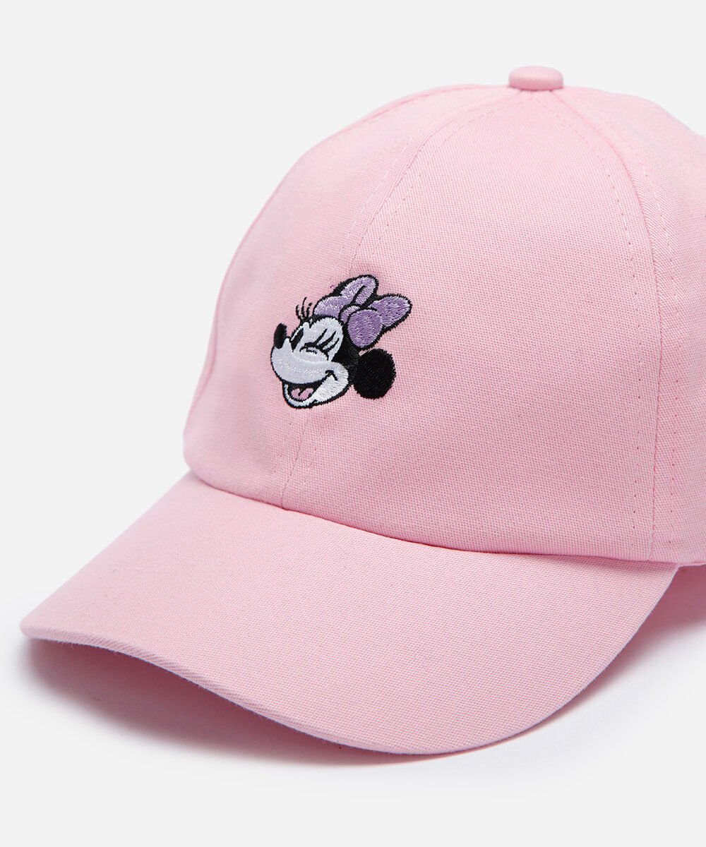 boné kids aba curva de sarja minnie rosa