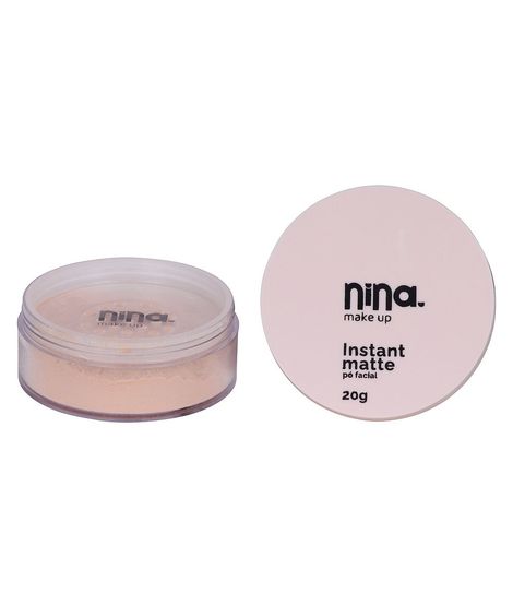 pó solto facial nina makeup instant matte cor 2