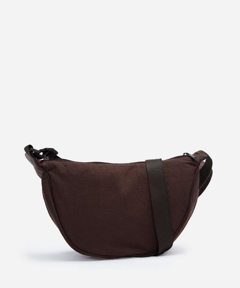 bolsa meia lua marrom