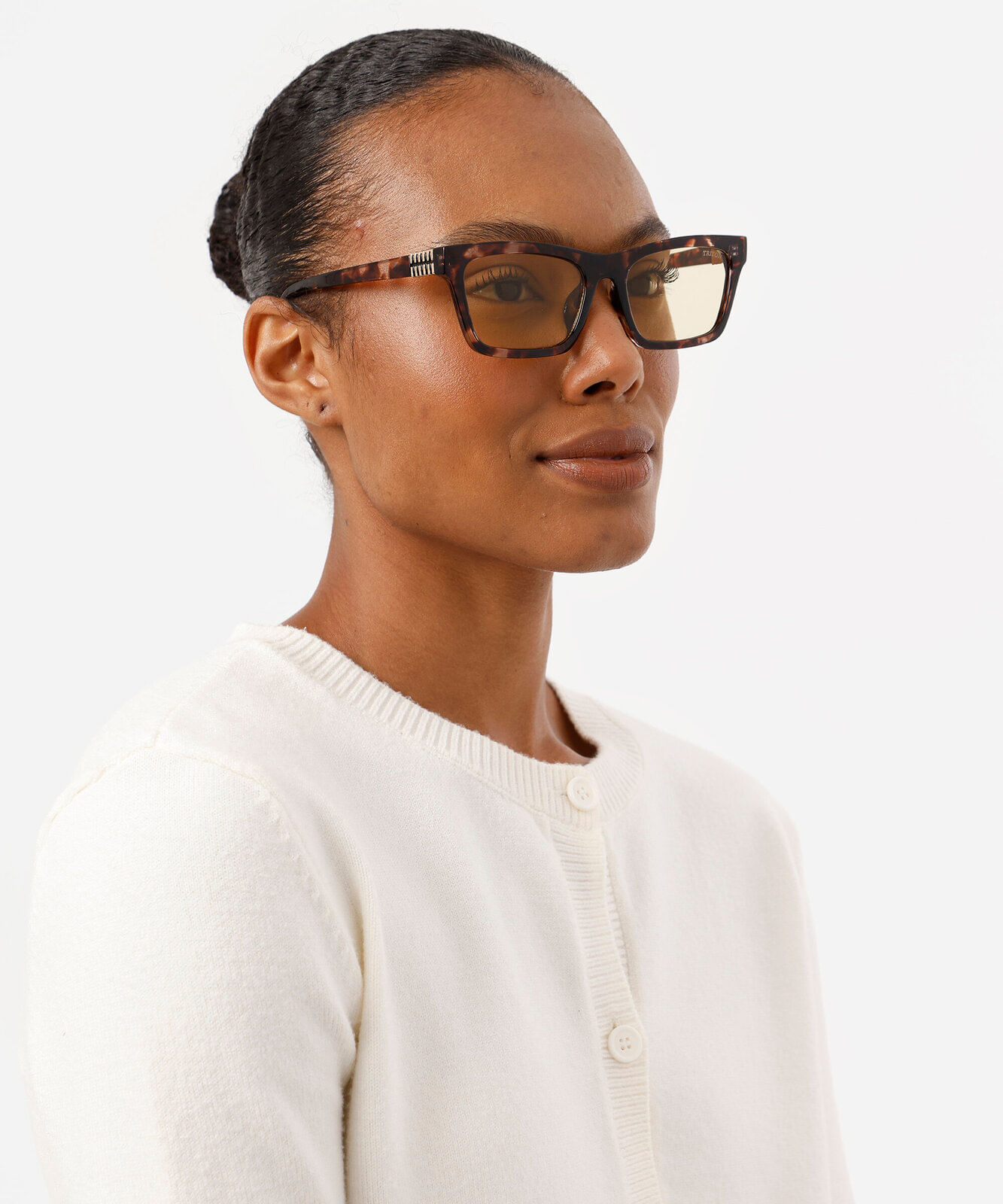óculos de sol feminino quadrado de acetato tartaruga triton colorido