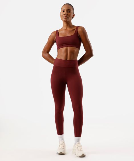 calça legging feminina cea sports vinho