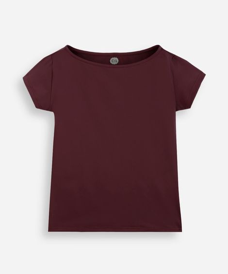 blusa infantil de poliamida vinho