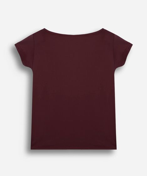 blusa infantil de poliamida vinho