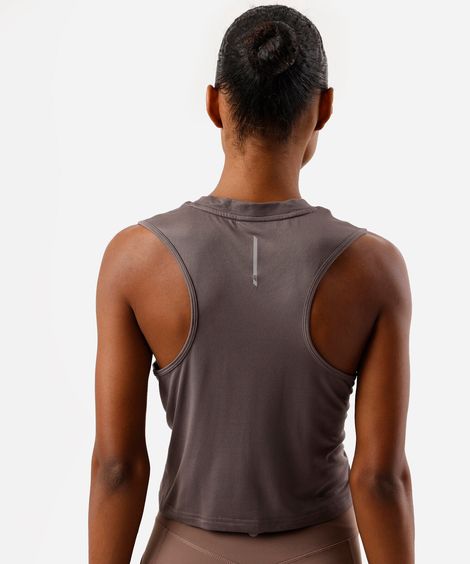 cropped feminino esportivo cinza