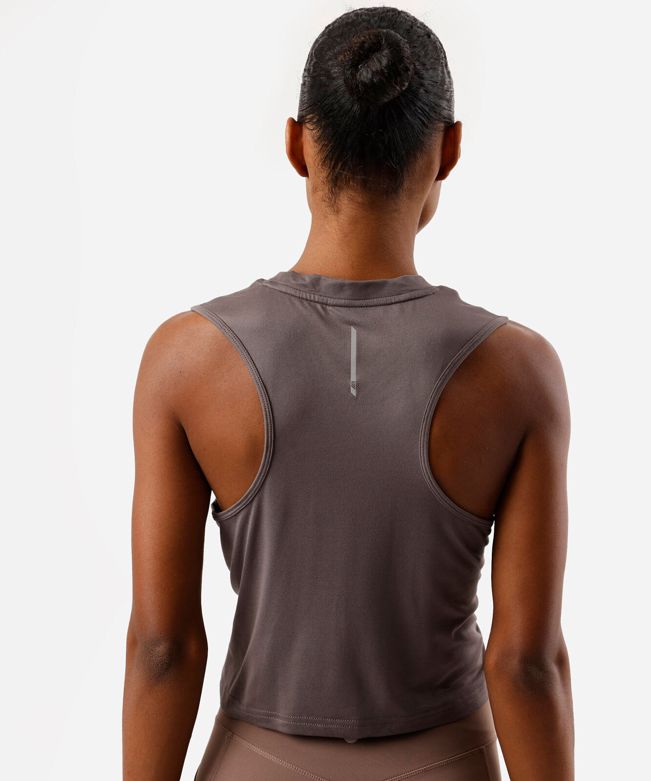 cropped feminino esportivo cinza