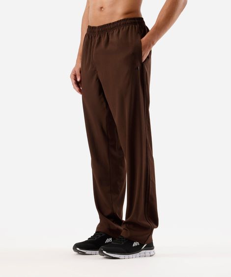 calça masculina com nervuras marrom