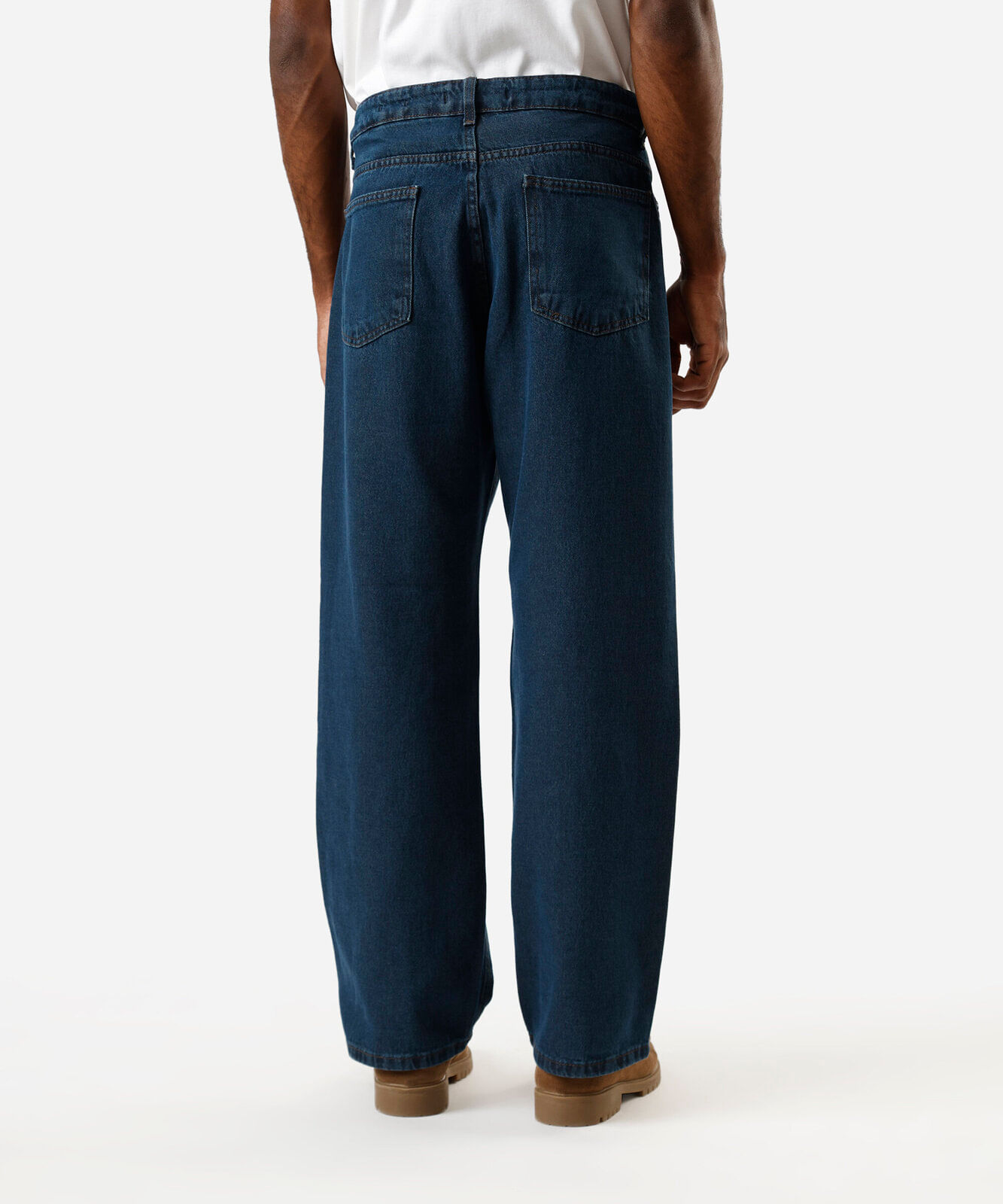 calça baggy masculina jeans azul