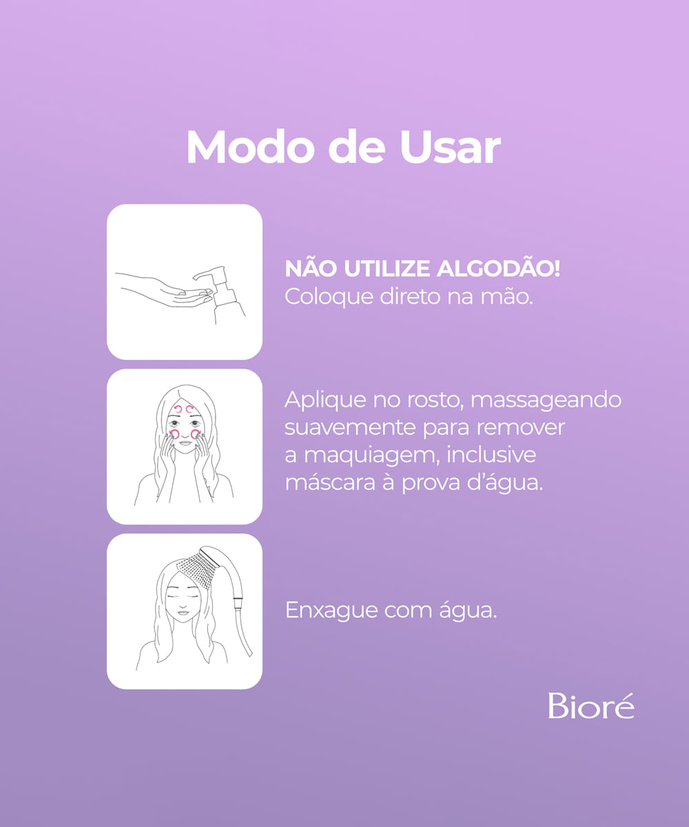 óleo de limpeza bioré demaquilante cleansing oil 230ml