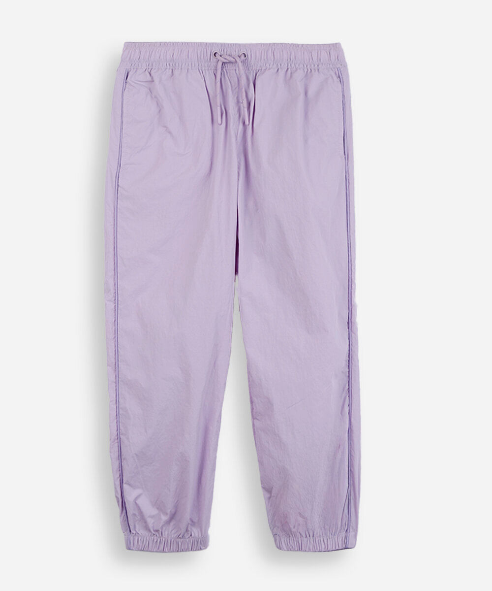 calça infantil esporte jogger lilás