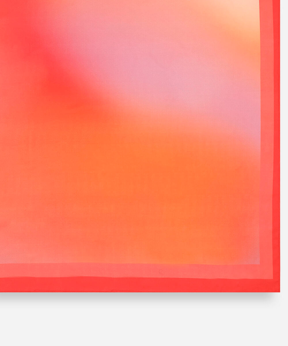 canga retangular degradê colorida