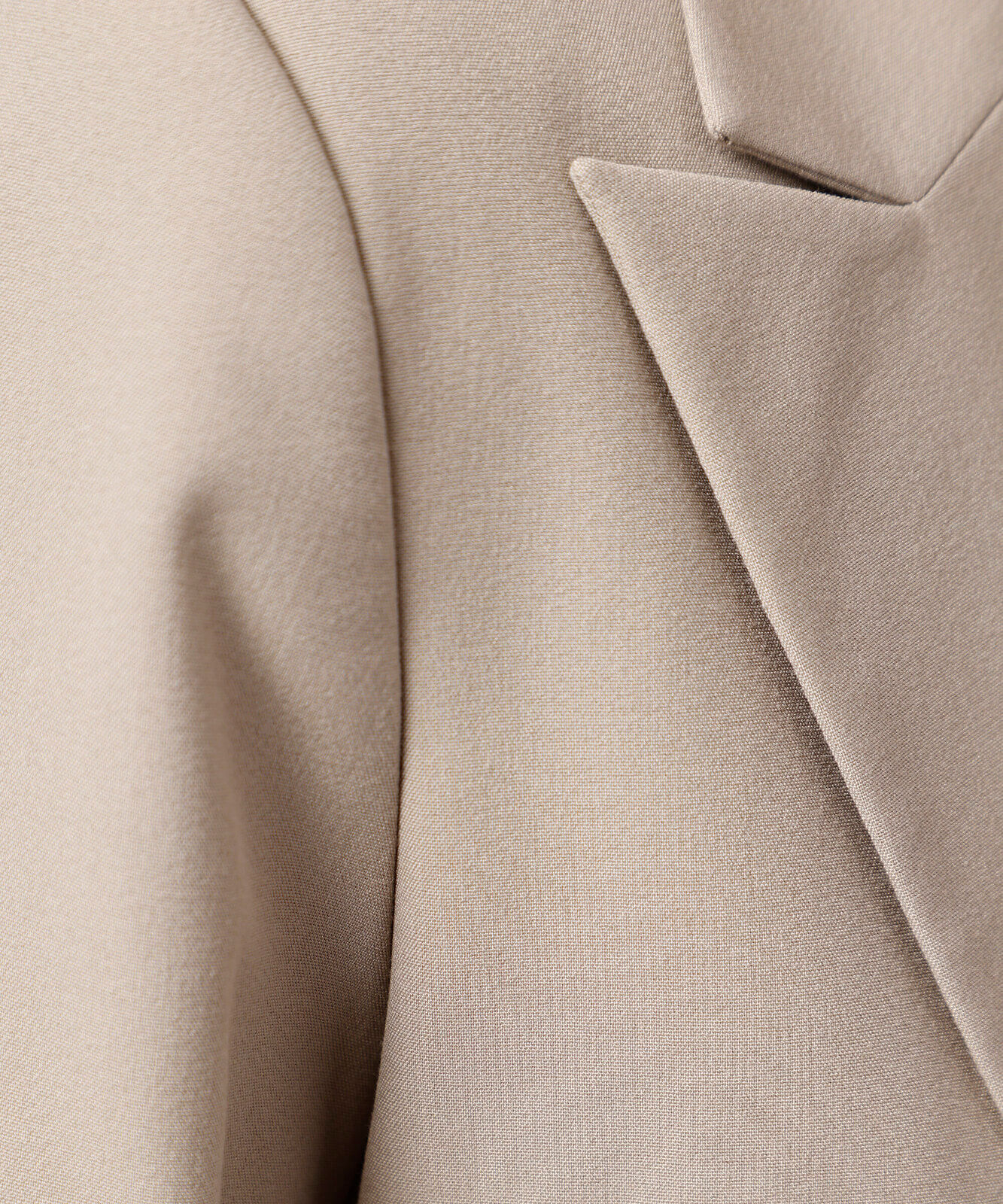 blazer de alfaiataria feminino acinturado cropped mindset bege