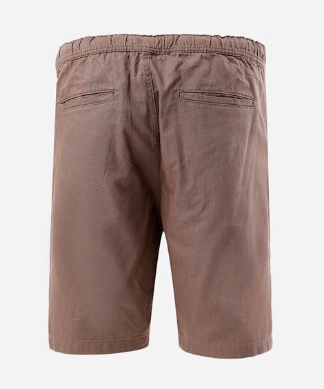 bermuda masculina plus size com cordão bege