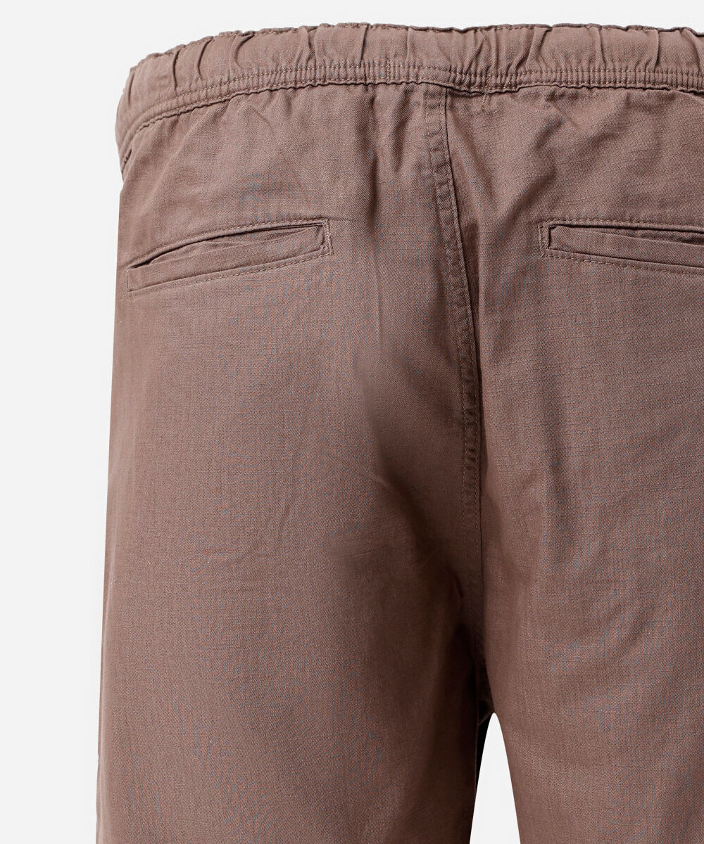 bermuda masculina com cordão bege