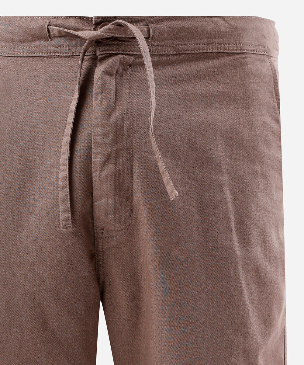 bermuda masculina com cordão bege