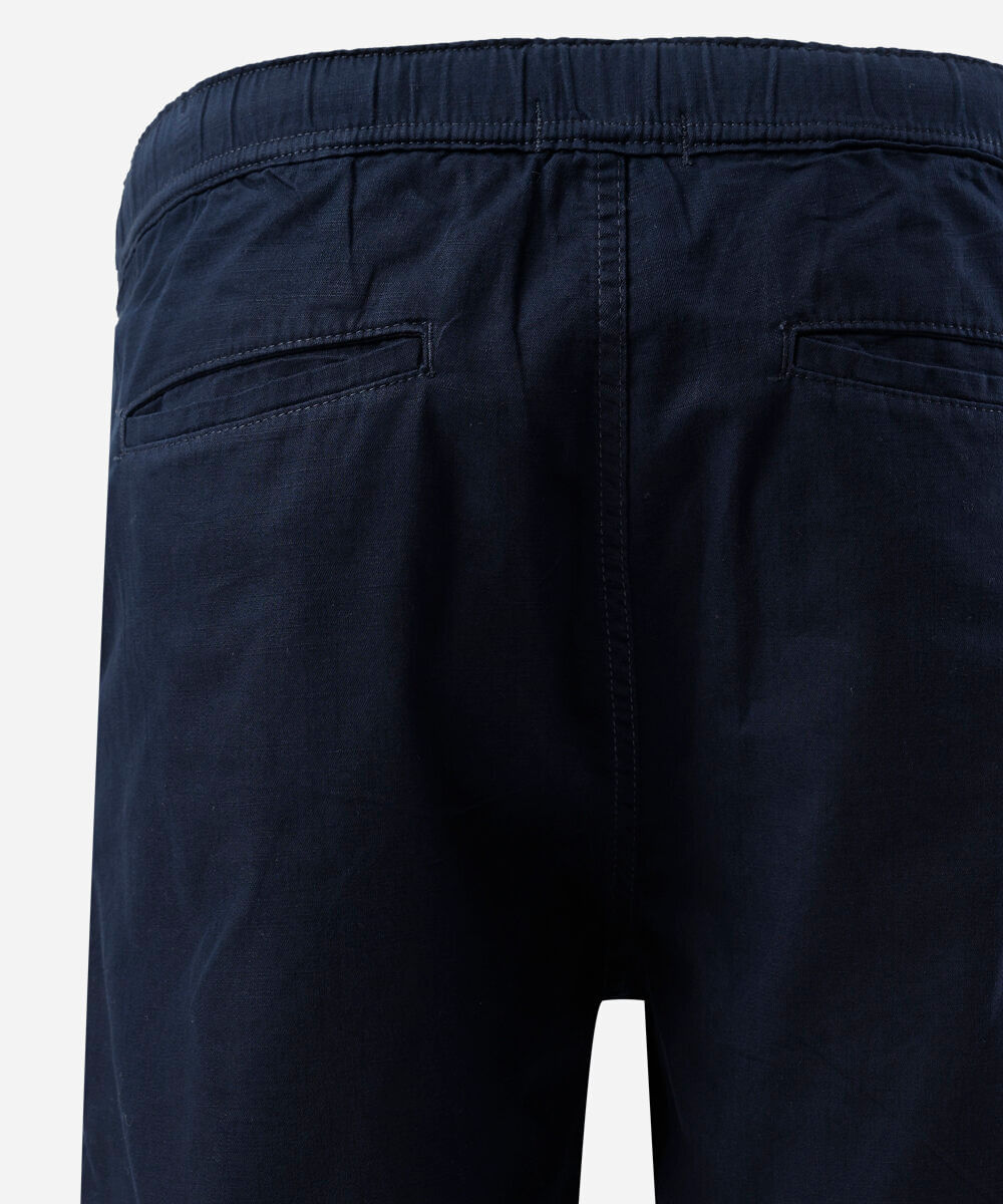 bermuda masculina plus size com cordão azul