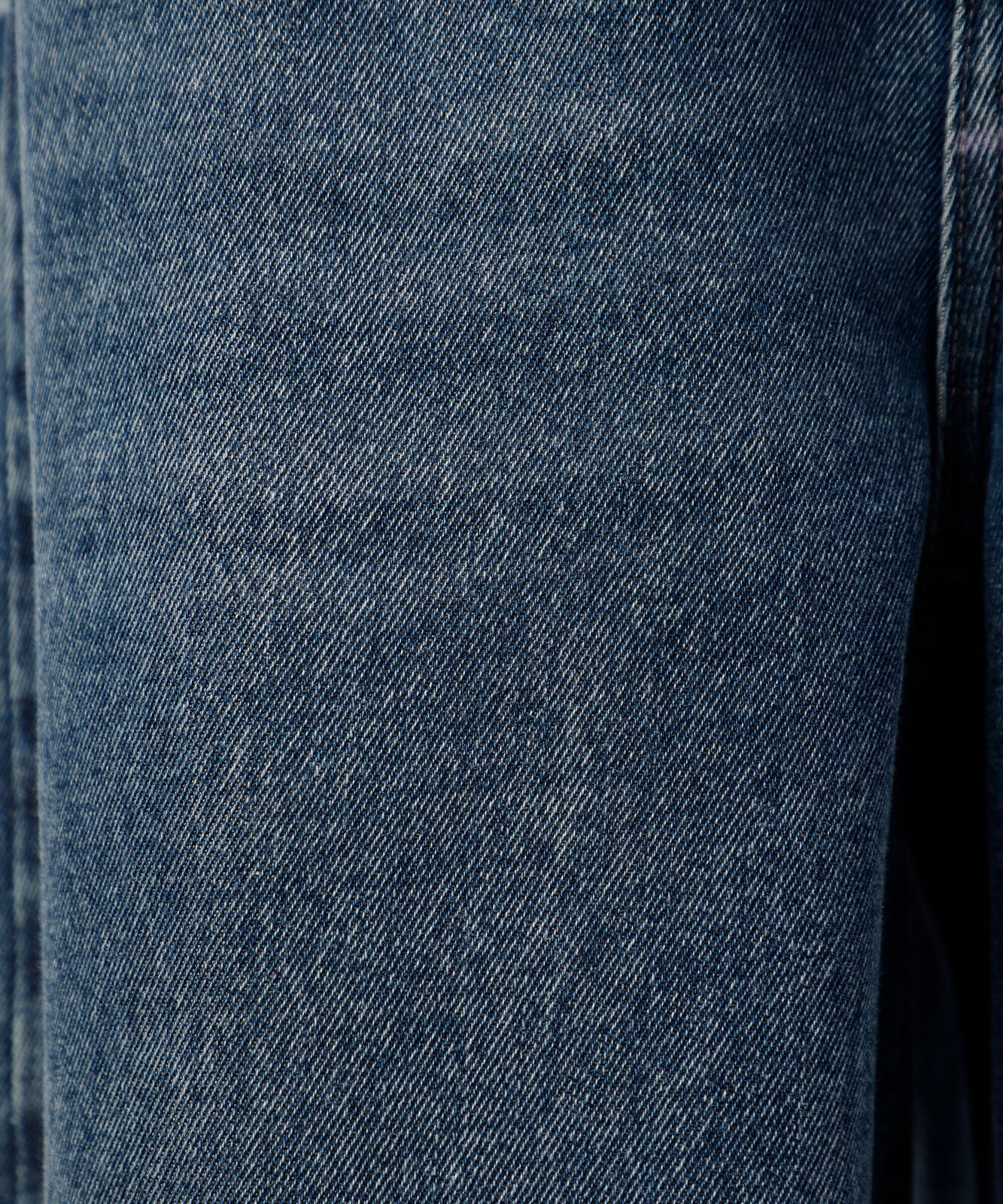 calça wide leg feminina jeans cintura alta mindset azul