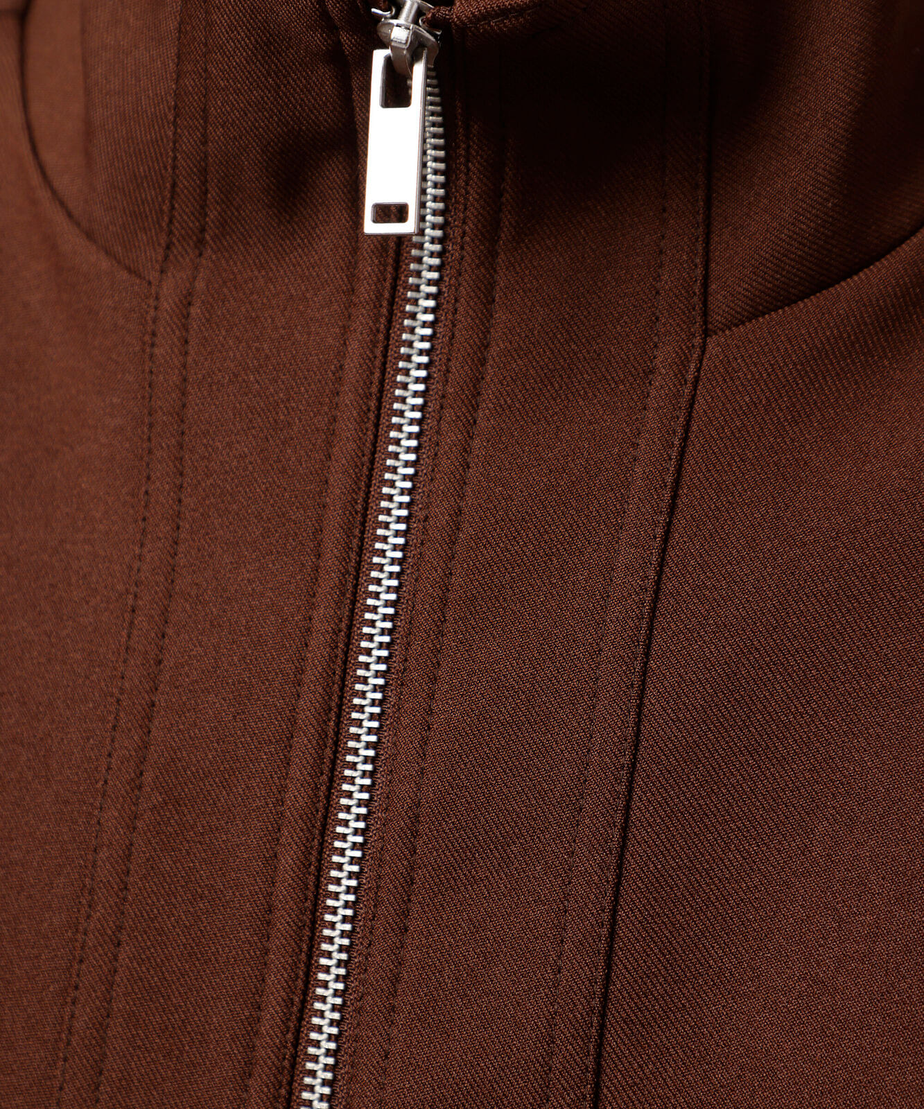 jaqueta bomber feminina gola funnel neck mindset marrom